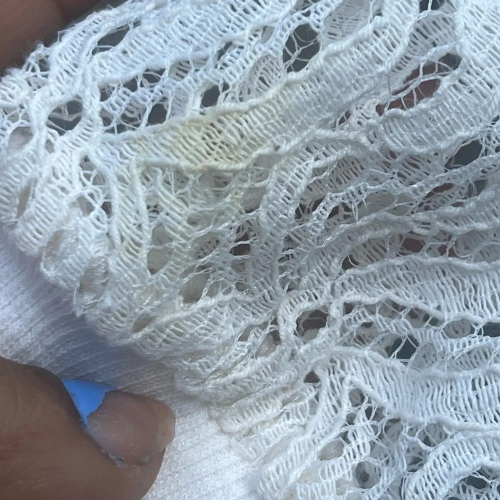 Zara Kids Lace Ruffle Zip Front Jacket